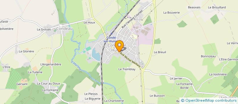 localisation de l'entreprise SCI LA COUR JOUVET à SABLONS-SUR-HUISNE