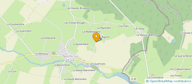 localisation de l'entreprise SCI LA COUR MESNIL à LONGNY LES VILLAGES