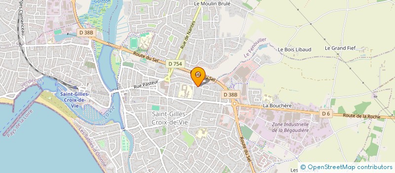 localisation de l'entreprise SCI LA COUR ROUGE à SAINT-GILLES-CROIX-DE-VIE