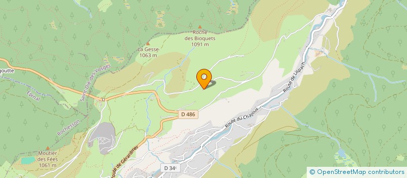 localisation de l'entreprise SCI LA COURBE  LA BRESSE