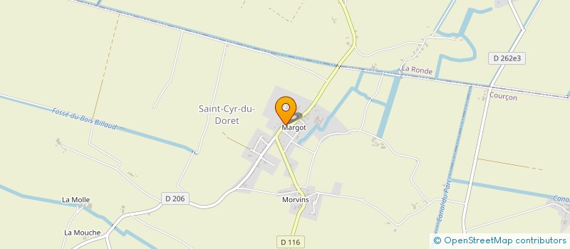 localisation de l'entreprise SCI LA COURCONNAISE  SAINT-CYR-DU-DORET