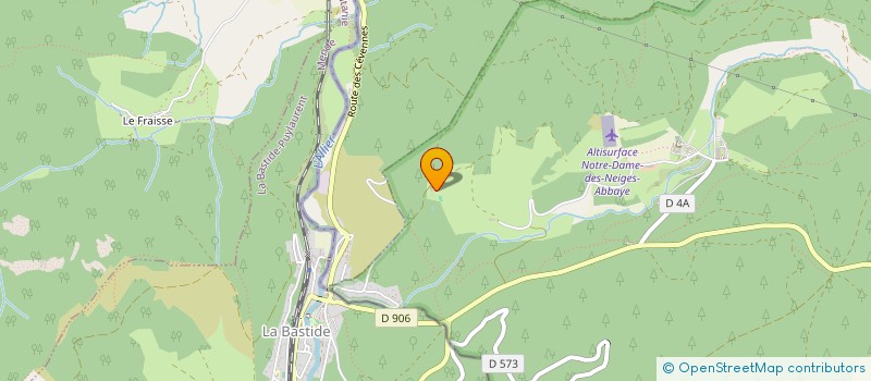 localisation de l'entreprise SCI LA COUREGE  ST-LAURENT-BAINS-LAVAL-AURELLE