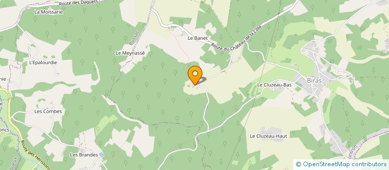 localisation de l'entreprise SCI LA COURELIE  BIRAS