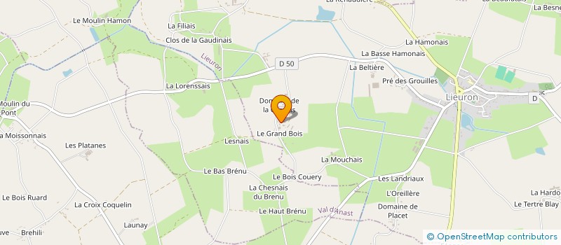 localisation de l'entreprise SCI LA COURNEUVE  LOHEAC