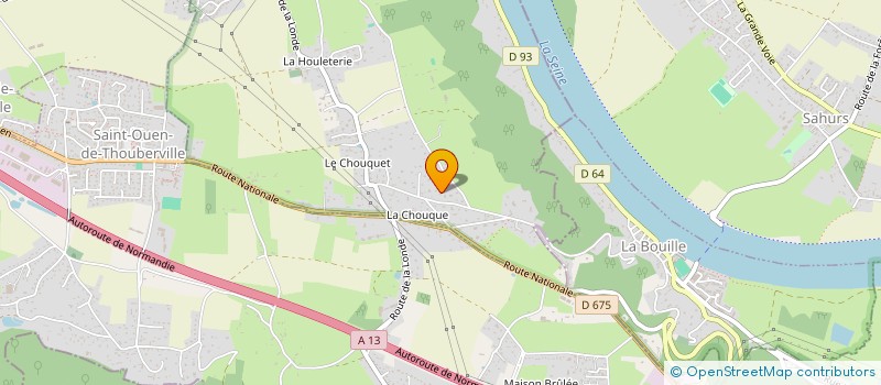 localisation de l'entreprise SCI LA COURONNE à CAUMONT