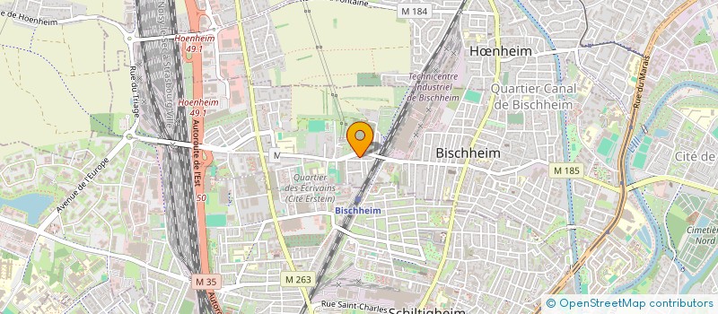 localisation de l'entreprise SCI LA COURONNE  BISCHHEIM