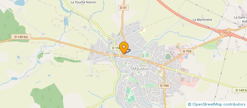 localisation de l'entreprise SCI LA COURONNE  MAULEON