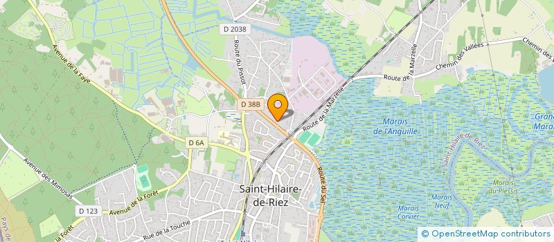 localisation de l'entreprise SCI LA COURONNE à SAINT-HILAIRE-DE-RIEZ