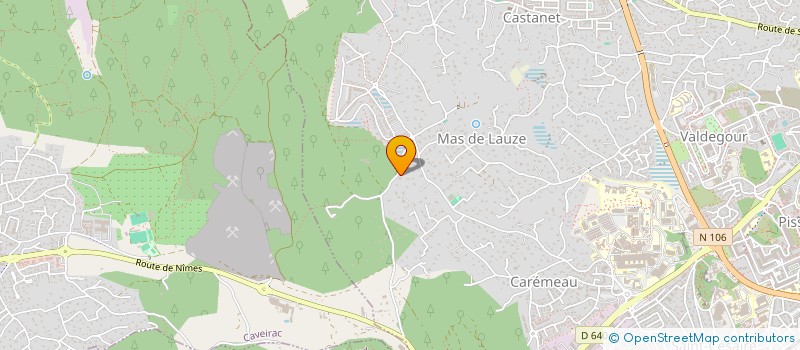 localisation de l'entreprise SCI LA COURONNE  NIMES