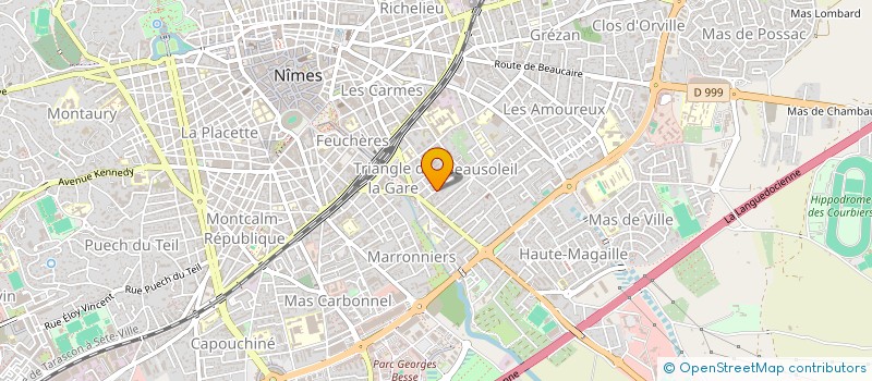 localisation de l'entreprise SCI LA COURTE ECHELLE  NIMES