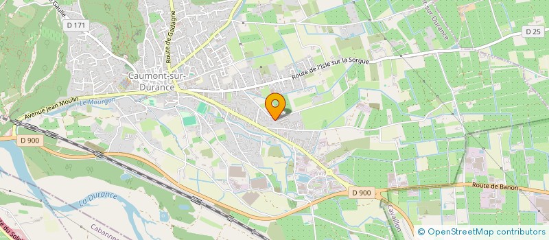 localisation de l'entreprise SCI LA COURTINE  CAUMONT-SUR-DURANCE