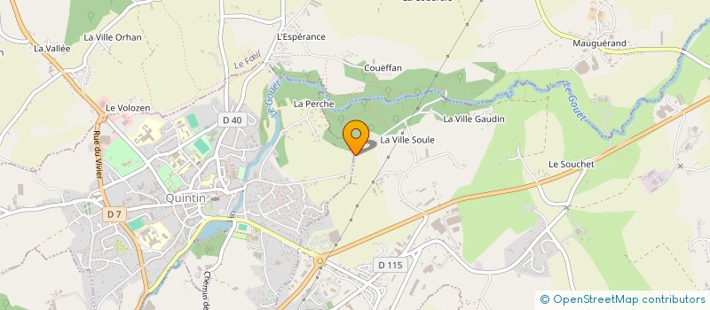 localisation de l'entreprise SCI LA COURTINE  SAINT-BRANDAN