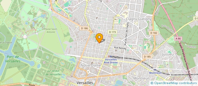 localisation de l'entreprise SCI LA COURTONNIERE à VERSAILLES