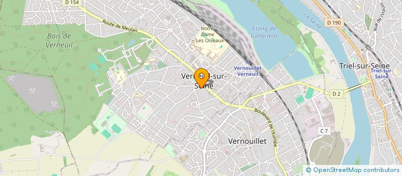 localisation de l'entreprise SCI LA COUSINERIE  VERNEUIL-SUR-SEINE