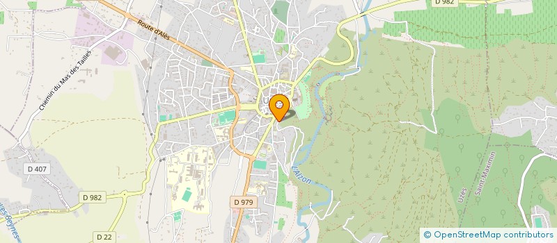 localisation de l'entreprise SCI LA COUSTOURELLE  UZES