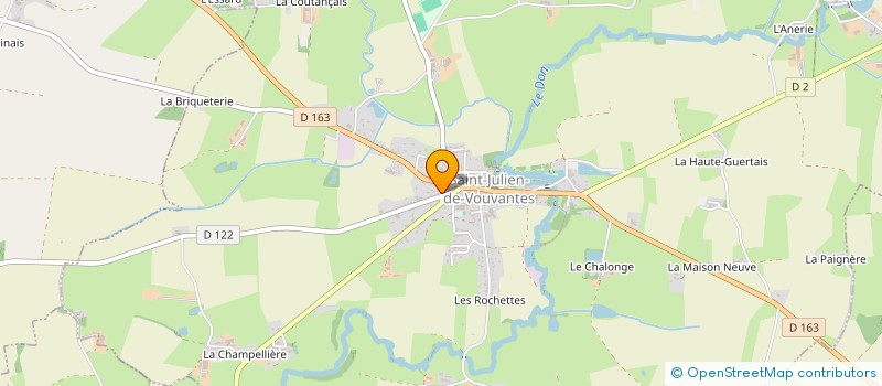 localisation de l'entreprise SCI LA COUTANCAIE  SAINT-JULIEN-DE-VOUVANTES