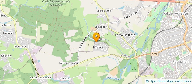 localisation de l'entreprise SCI LA COUTARELLE à ISLE