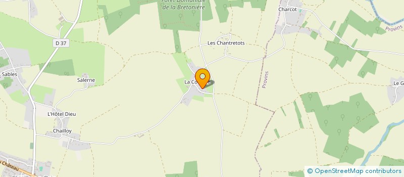 localisation de l'entreprise SCI LA COUTURE  CHAILLY-EN-BRIE