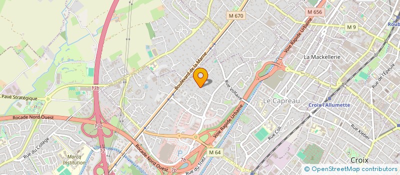 localisation de l'entreprise SCI LA COUTURE  WASQUEHAL