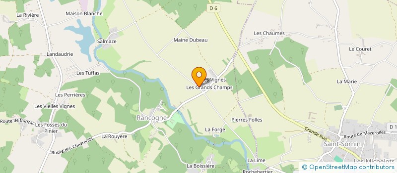 localisation de l'entreprise SCI LA COUTURE à EYMOUTHIERS