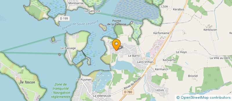 localisation de l'entreprise SCI LA COUTURE  LE HEZO