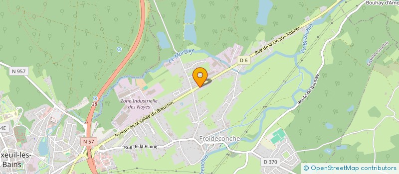 localisation de l'entreprise SCI LA COVERAINE  FROIDECONCHE