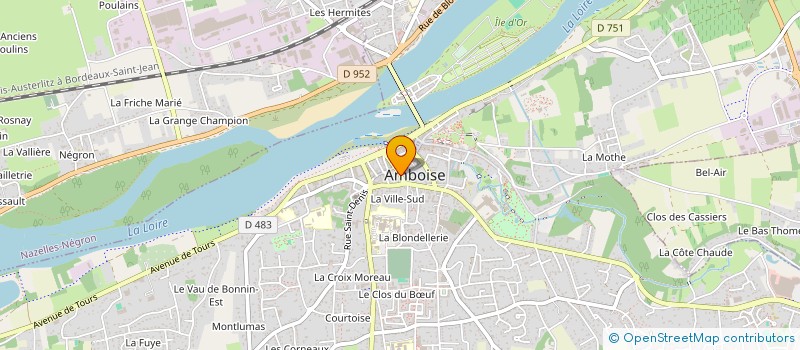 localisation de l'entreprise SCI LA CRAPOUILLERE  AMBOISE