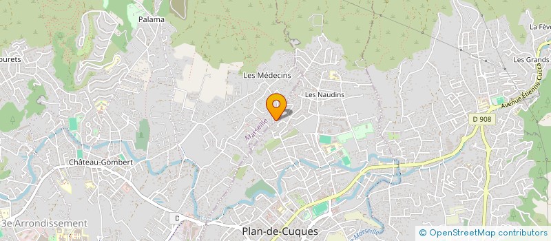localisation de l'entreprise SCI LA CRAU à MARSEILLE