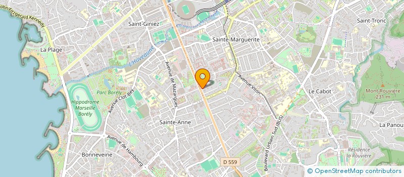 localisation de l'entreprise SCI LA CRAU SUD COMMERCES à MARSEILLE