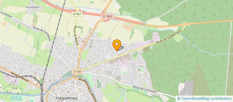 localisation de l'entreprise SCI LA CRECERELLE  HAGUENAU