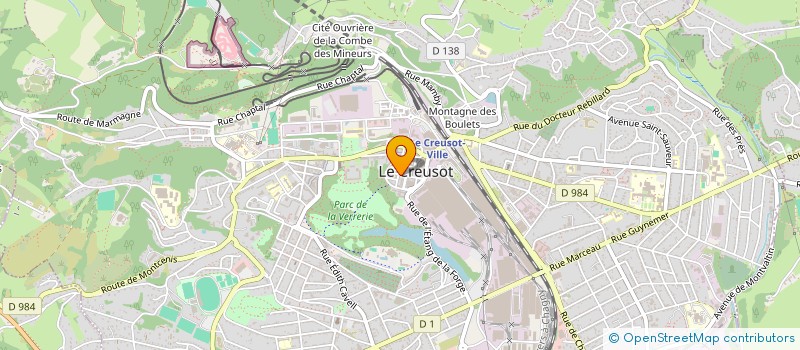 localisation de l'entreprise SCI LA CRECHE 2.4.6 à LE CREUSOT