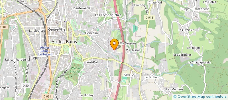 localisation de l'entreprise SCI LA CREMAILLERE  MOUXY