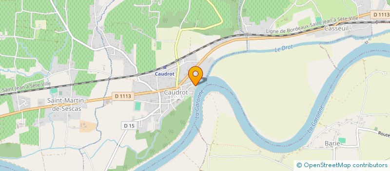 localisation de l'entreprise SCI LA CREMONE  CAUDROT