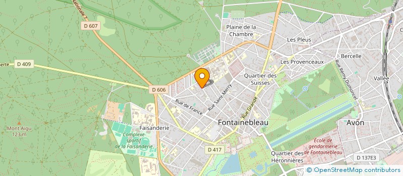 localisation de l'entreprise SCI LA CREPERIE  FONTAINEBLEAU