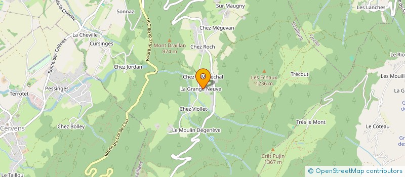 localisation de l'entreprise SCI LA CREPESSE  PERRIGNIER