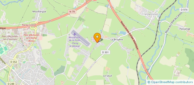 localisation de l'entreprise SCI LA CREPILLERE  VOLESVRES