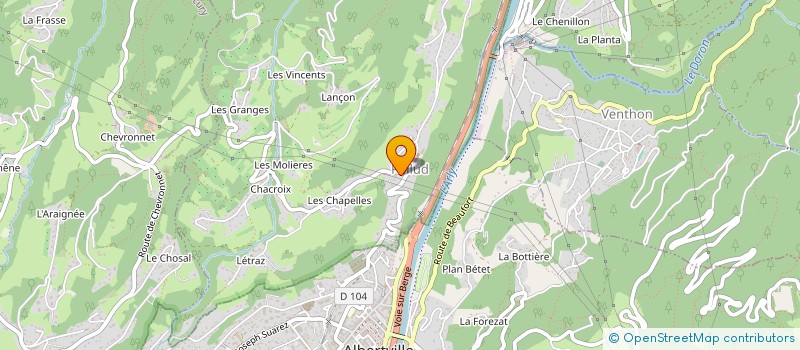 localisation de l'entreprise SCI LA CREPIS  PALLUD