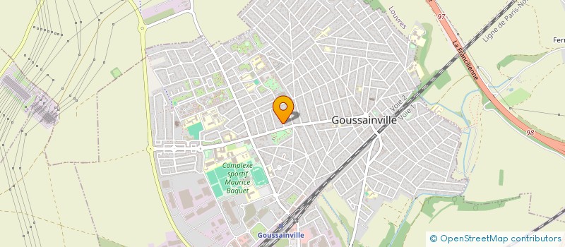 localisation de l'entreprise SCI LA CRESSONNIERE à GOUSSAINVILLE