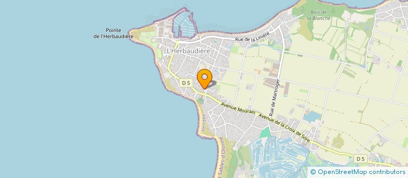 localisation de l'entreprise SCI LA CRETE  NOIRMOUTIER-EN-L'ILE