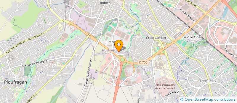 localisation de l'entreprise SCI LA CREUSEE  PLOUFRAGAN