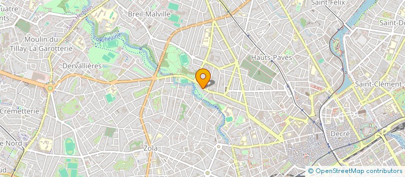 localisation de l'entreprise SCI LA CREUSOISE à NANTES