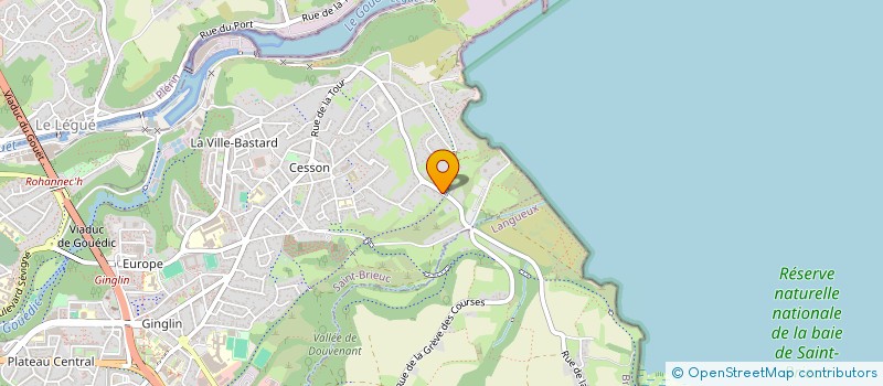 localisation de l'entreprise SCI LA CRIQUE  SAINT-BRIEUC