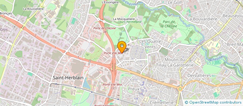 localisation de l'entreprise SCI LA CRIQUE  SAINT-HERBLAIN