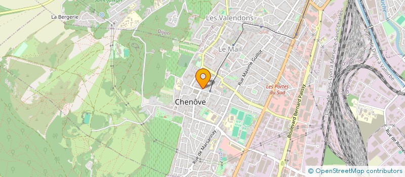 localisation de l'entreprise SCI LA CRIQUETIERE à CHENOVE