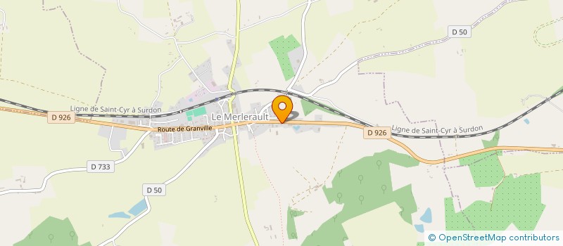 localisation de l'entreprise SCI LA CROISEE DES CHEMINS à LE MERLERAULT
