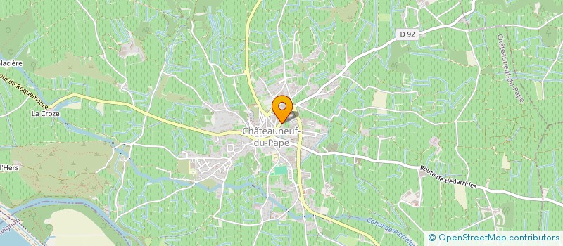 localisation de l'entreprise SCI LA CROISETTE  CHATEAUNEUF-DU-PAPE