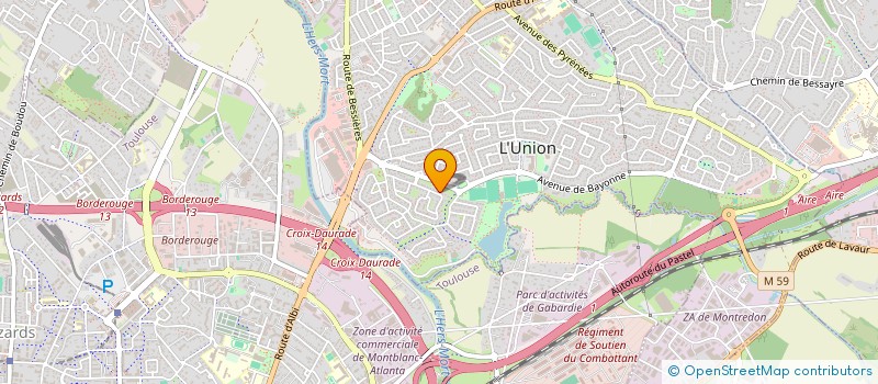 localisation de l'entreprise SCI LA CROISETTE à L'UNION