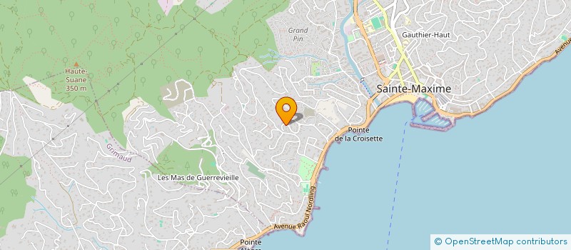 localisation de l'entreprise SCI LA CROISETTE à SAINTE-MAXIME