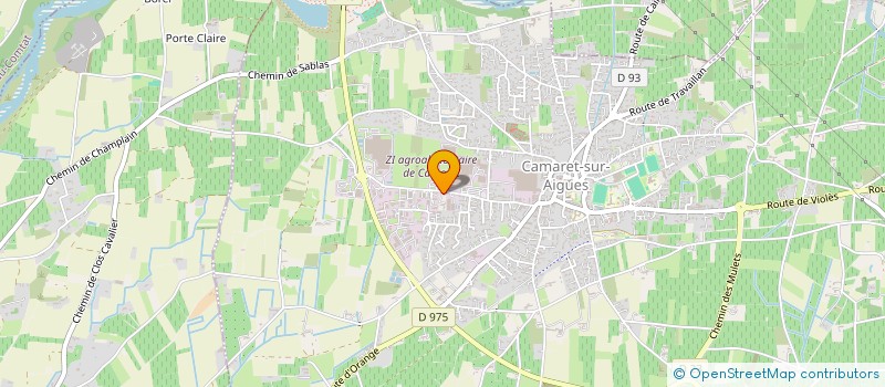 localisation de l'entreprise SCI LA CROISIERE  CAMARET-SUR-AIGUES