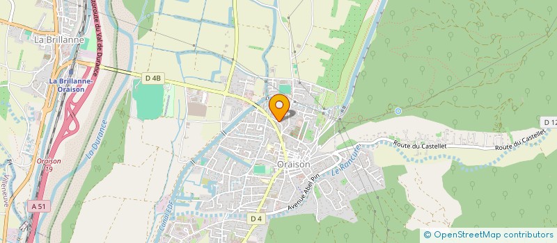 localisation de l'entreprise SCI LA CROIX  ORAISON